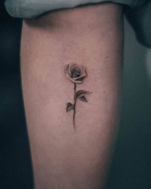 Womens Small Rose Super Tattoo Designs