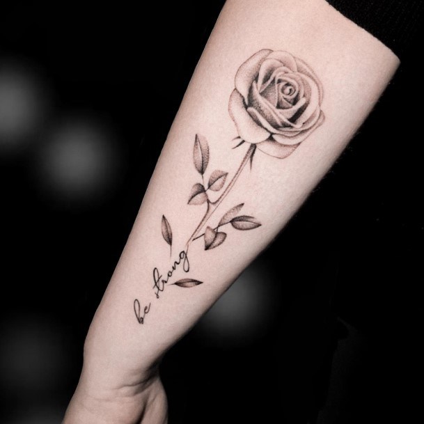 Womens Small Rose Tattoo Ideas