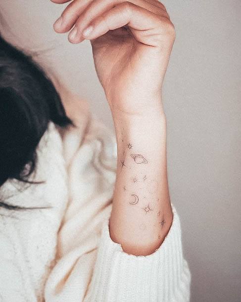 Womens Small Wrist Tattoo Design Ideas