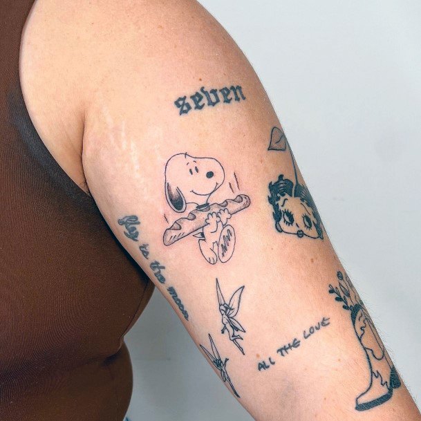 Snoopy tattoos