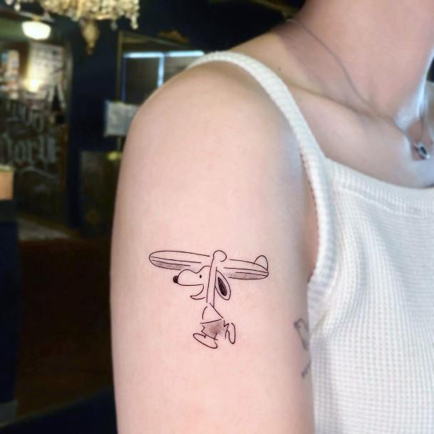 Womens Snoopy Tattoos