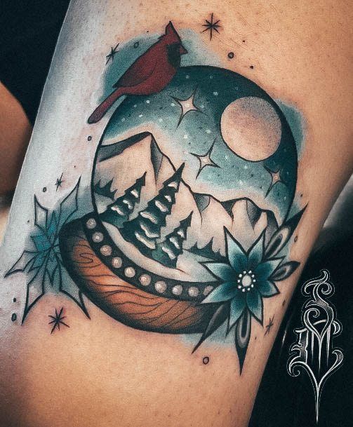 Womens Snowglobe Good Looking Tattoos