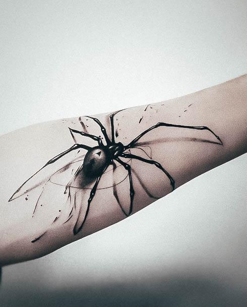 Womens Spider Tattoo Design Ideas