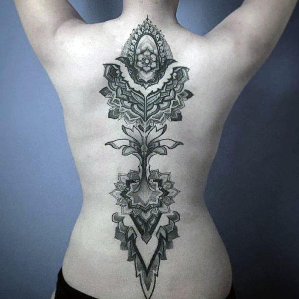 Womens Spine Fabulous Tattoo