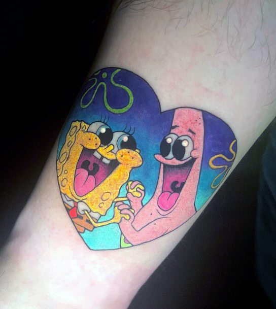 Womens Spongebob Girly Tattoo Designs