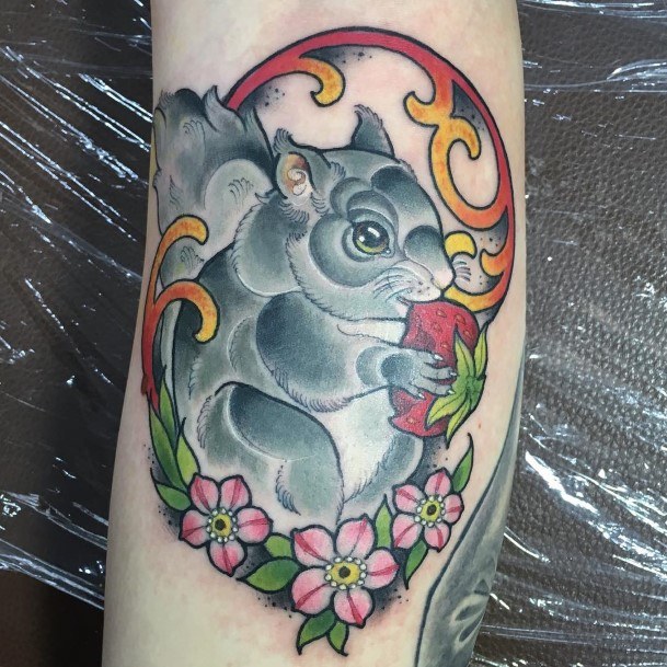 Womens Squirrel Good Looking Tattoos