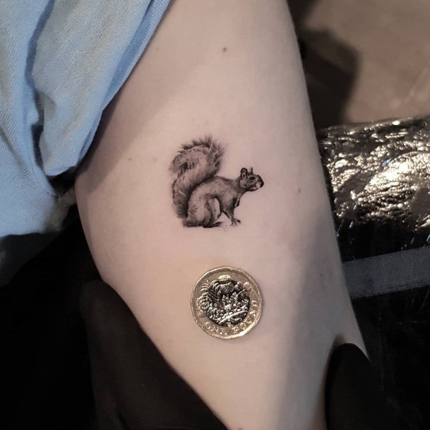 Womens Squirrel Tattoo Ideas