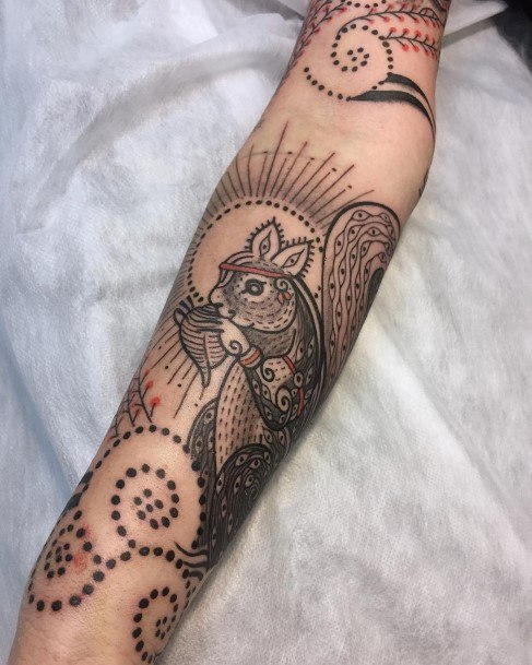 Womens Squirrel Tattoos