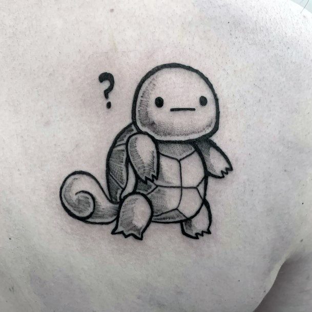 Womens Squirtle Girly Tattoo Designs