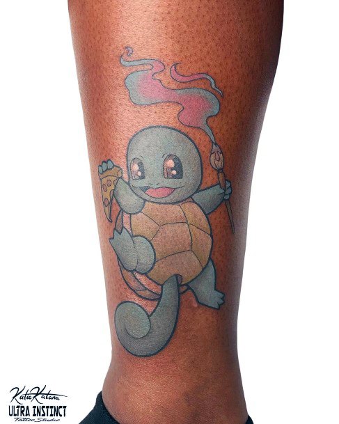 Womens Squirtle Tattoo Design Ideas