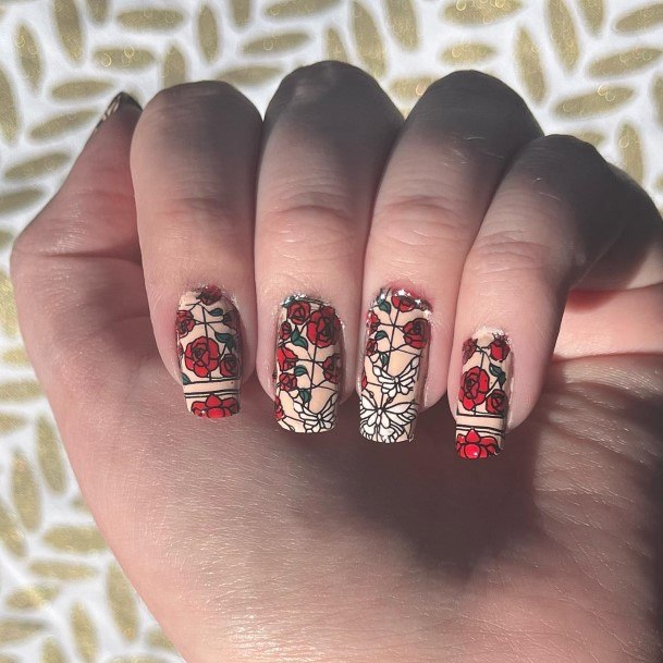 Womens Stained Glass Good Looking Nails