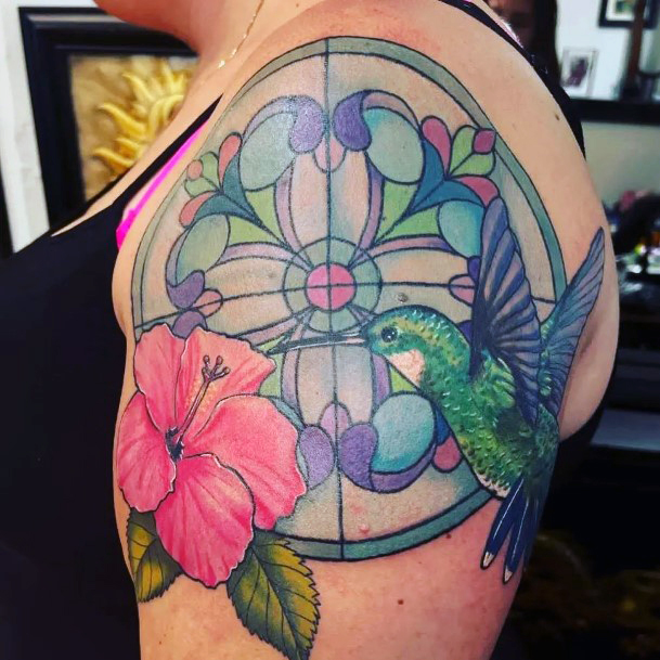 Womens Stained Glass Good Looking Tattoos