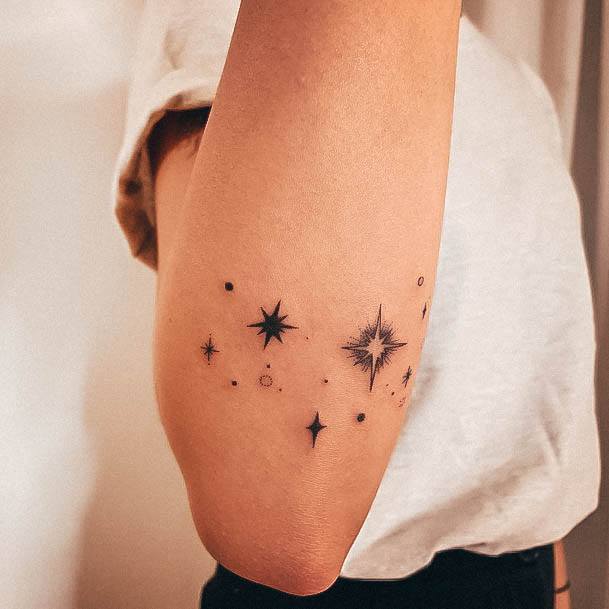 Womens Star Super Tattoo Designs