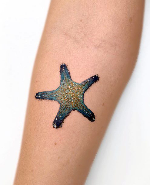 Womens Starfish Tattoo Design Ideas