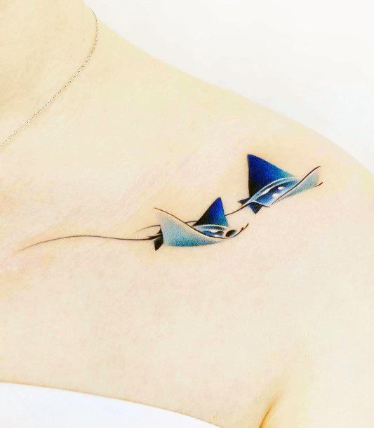 Womens Stingray Tattoo Ideas