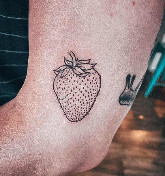 Womens Strawberry Super Tattoo Designs