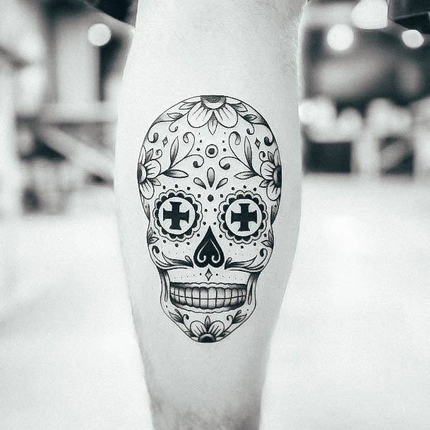 Womens Sugar Skull Tattoos