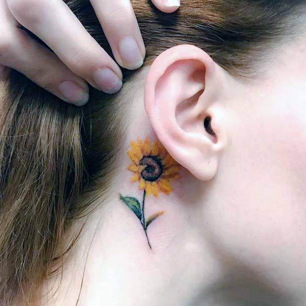 Top 110 Best Behind The Ear Tattoo Designs For Women - Feminine Ideas