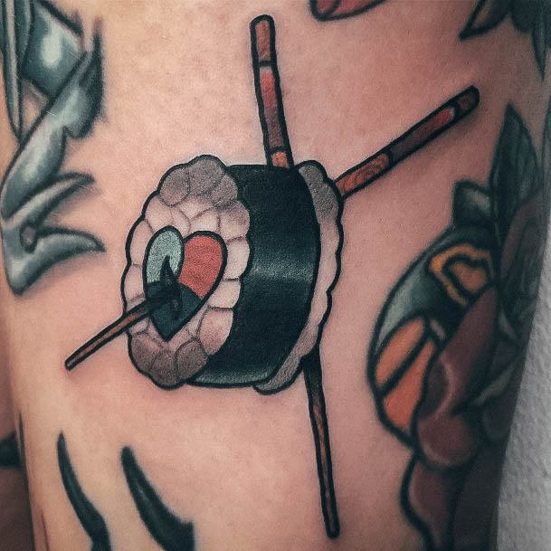 Womens Sushi Super Tattoo Designs