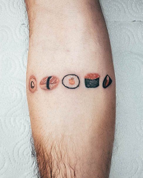 Womens Sushi Tattoo Styles