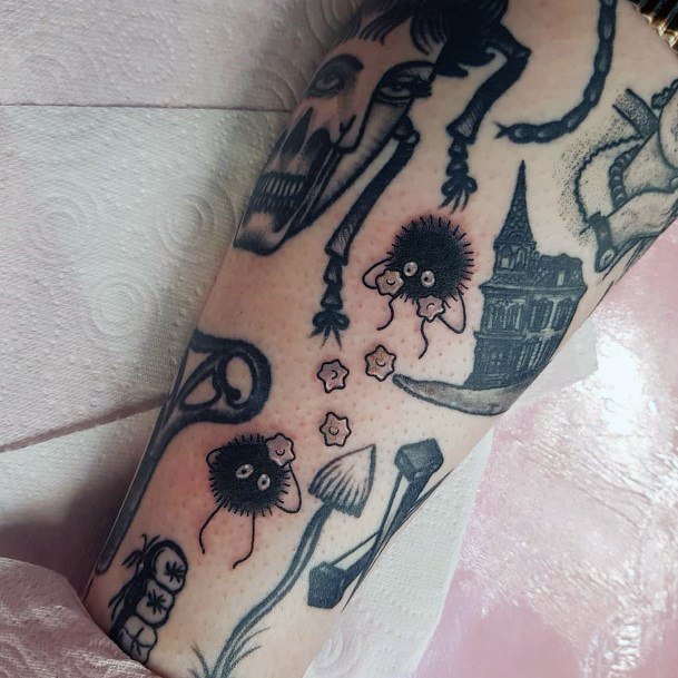 Womens Susuwatari Good Looking Tattoos