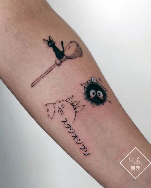 Womens Susuwatari Tattoos