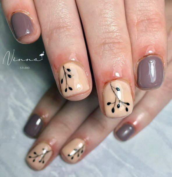 Womens Tan Beige Dress Super Nail Designs