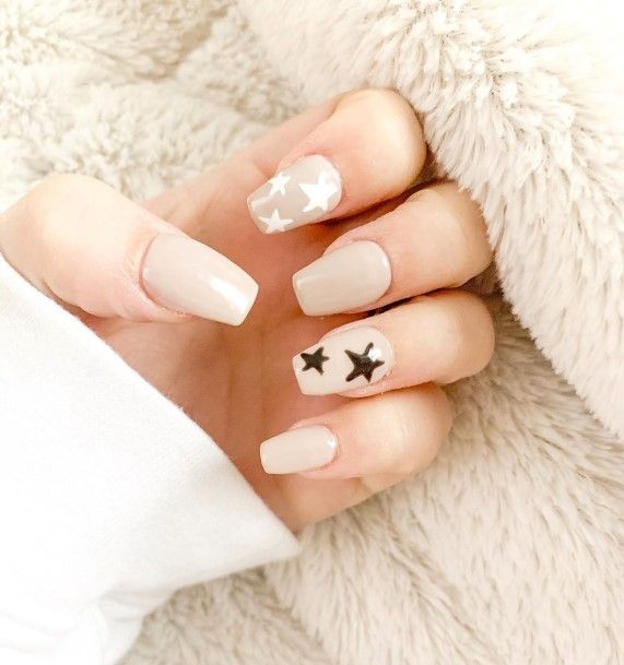 Womens Tan Super Nail Designs