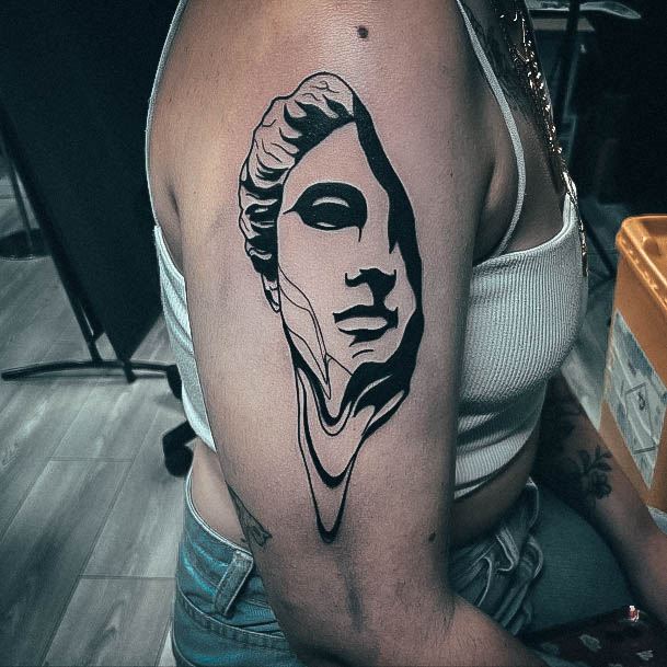 Womens Tattoo Art Anxiety Tattoo