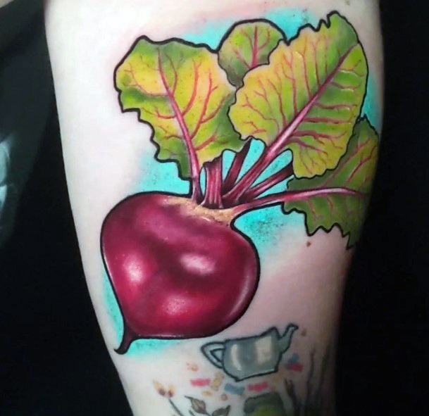 Womens Tattoo Art Beet Tattoo