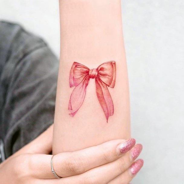 Womens Tattoo Art Bow Tattoo