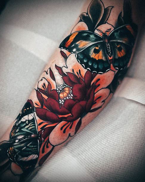 Womens Tattoo Art Calf Tattoo