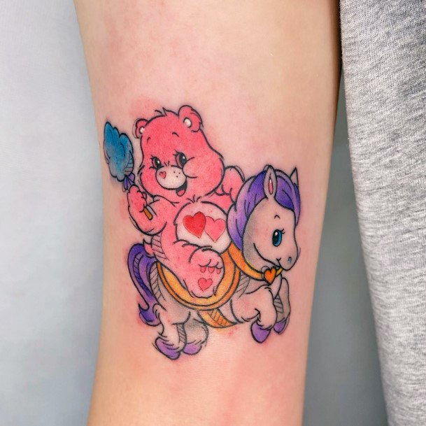 Womens Tattoo Art Carebears Tattoo