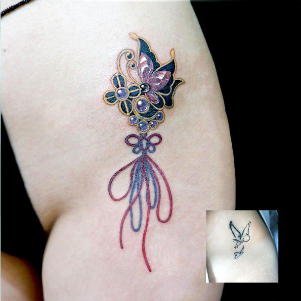 Womens Tattoo Art Cover Up Tattoo