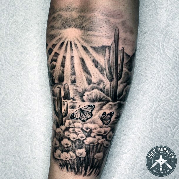 Womens Tattoo Art Desert Tattoo