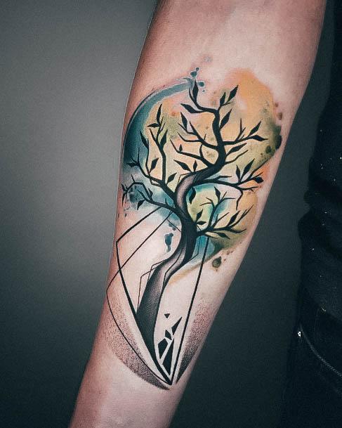 Womens Tattoo Art Family Tree Tattoo