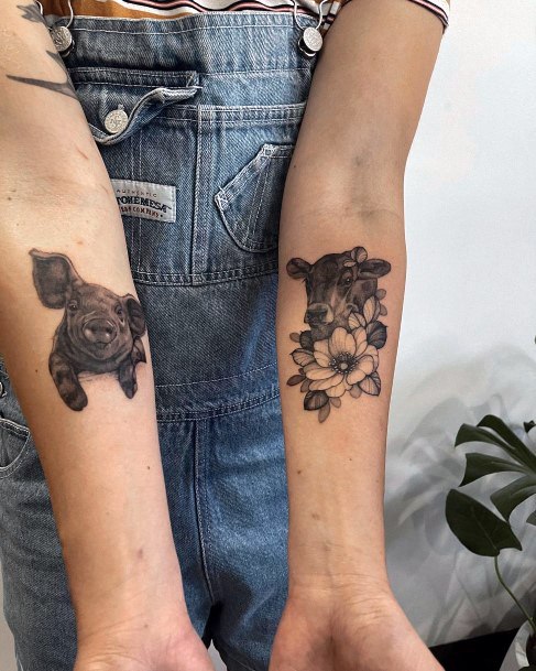 Womens Tattoo Art Farm Tattoo