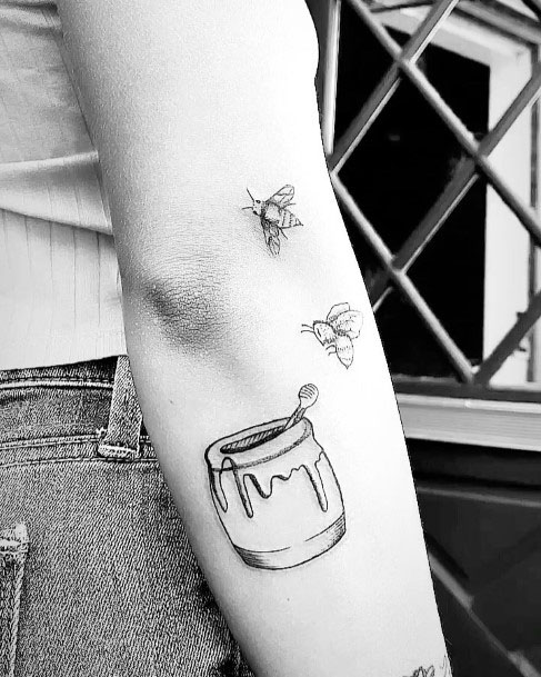 Womens Tattoo Art Honey Tattoo