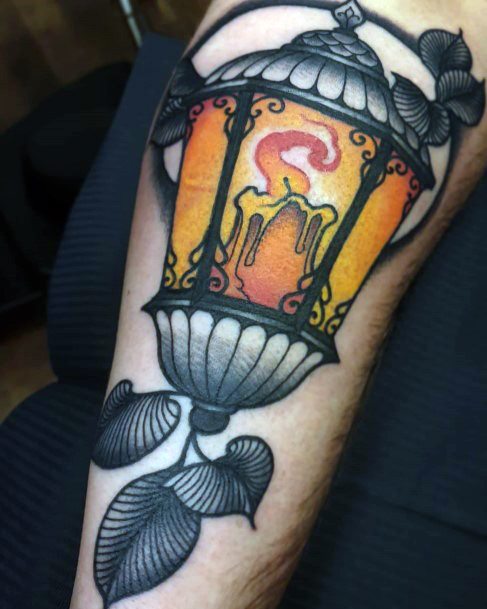 Womens Tattoo Art Lantern Tattoo