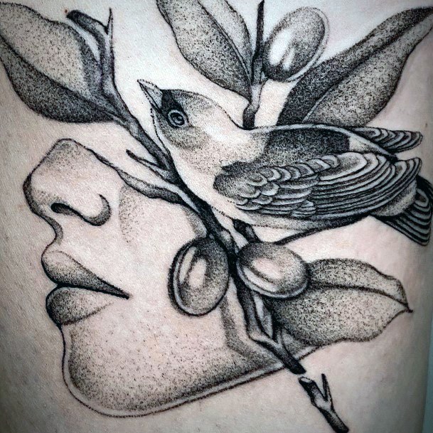 Womens Tattoo Art Olive Branch Tattoo