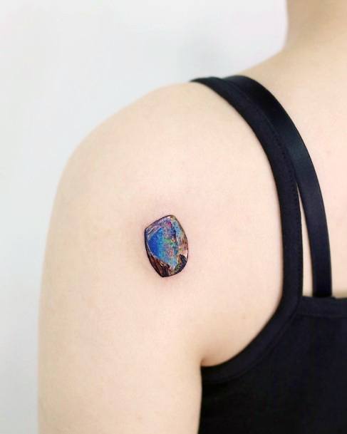 Womens Tattoo Art Opal Tattoo