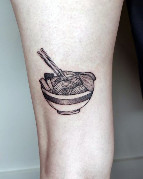 Womens Tattoo Art Ramen Tattoo