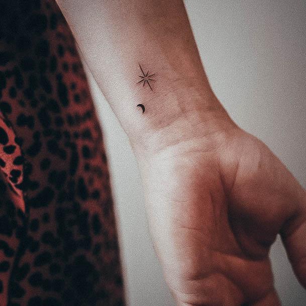 Womens Tattoo Art Small Wrist Tattoo