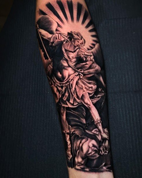 Womens Tattoo Art St Michael Tattoo