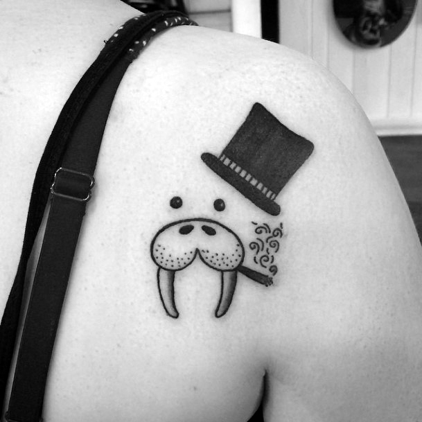 Womens Tattoo Art Walrus Tattoo