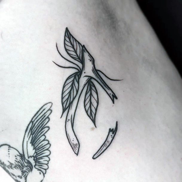 Womens Tattoo Art Wishbone Tattoo