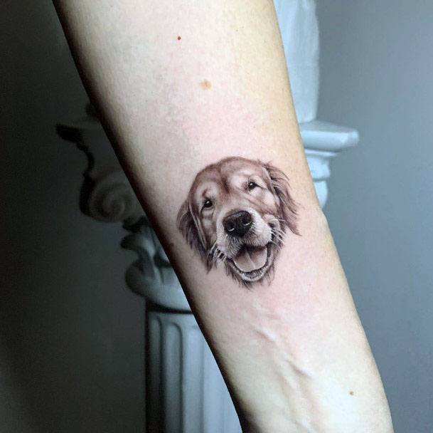 Womens Tattoo Dog 3D