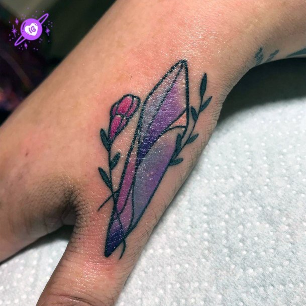 Womens Tattoo Ideas Amethyst