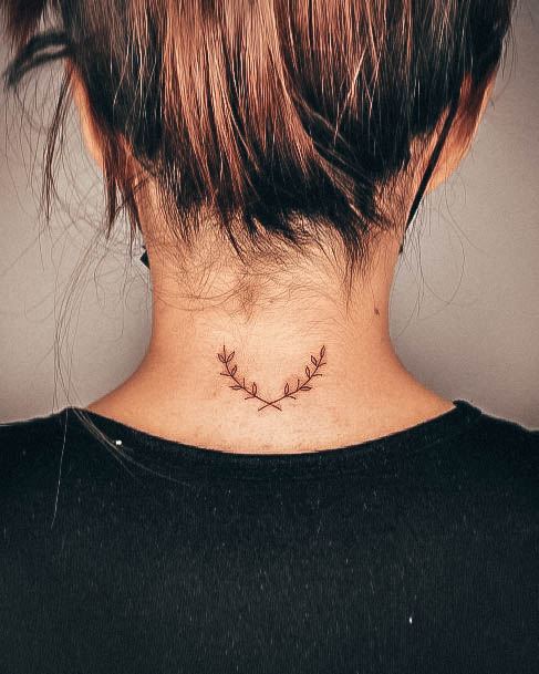 Womens Tattoo Ideas Back Of Neck