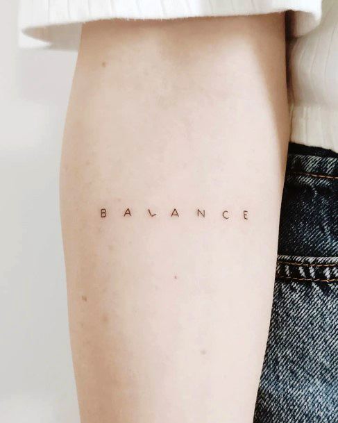 Womens Tattoo Ideas Balance